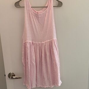 Free People Light Pink Sleeveless Summer Dress